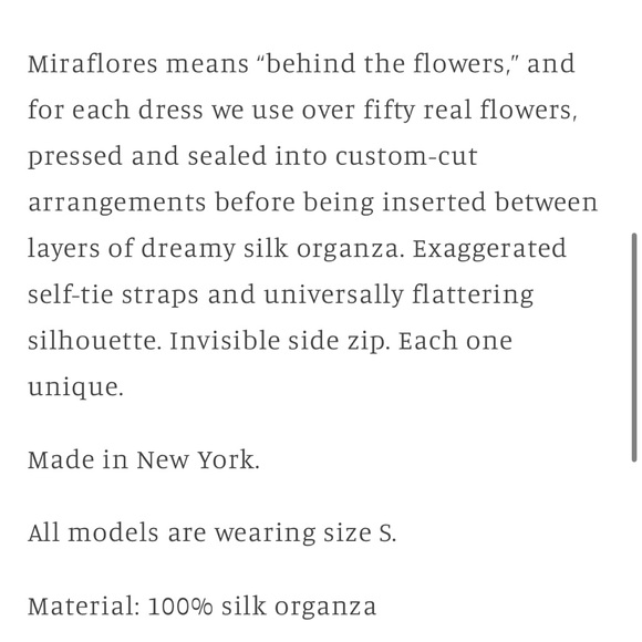 Dauphinette Miraflores Silk Organza Dress - Picture 6 of 6